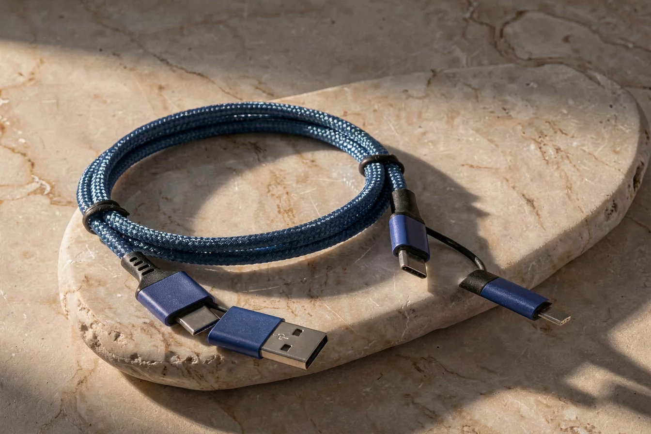 High-durability USB OTG cable