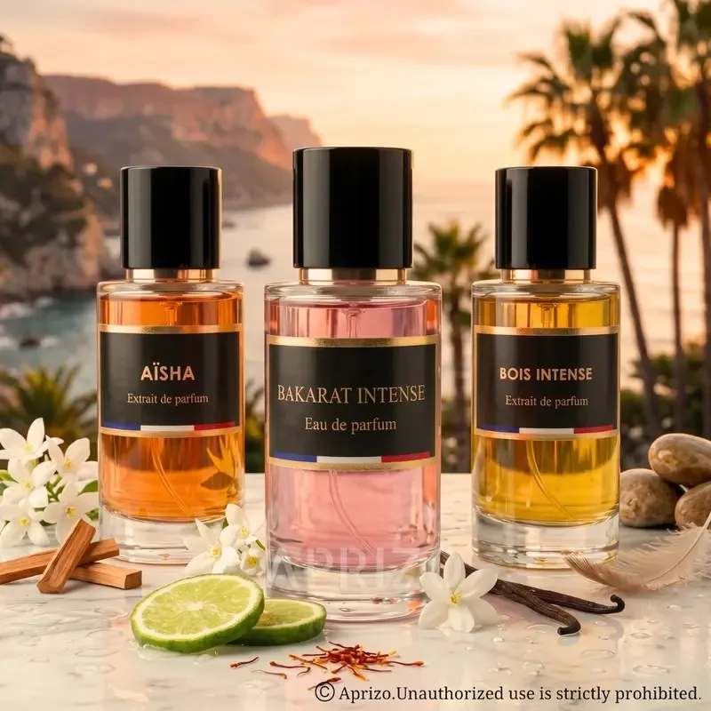 Aprizo Perfume Trio at Sunset