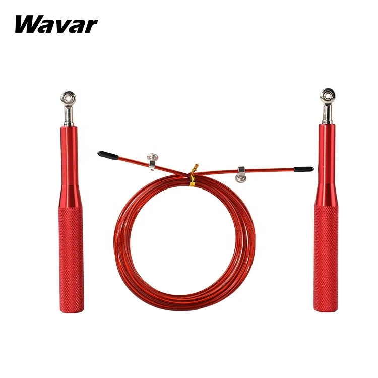 

PVC Coated Steel Wire Jump Ropes Multiple Colors Metal Handle