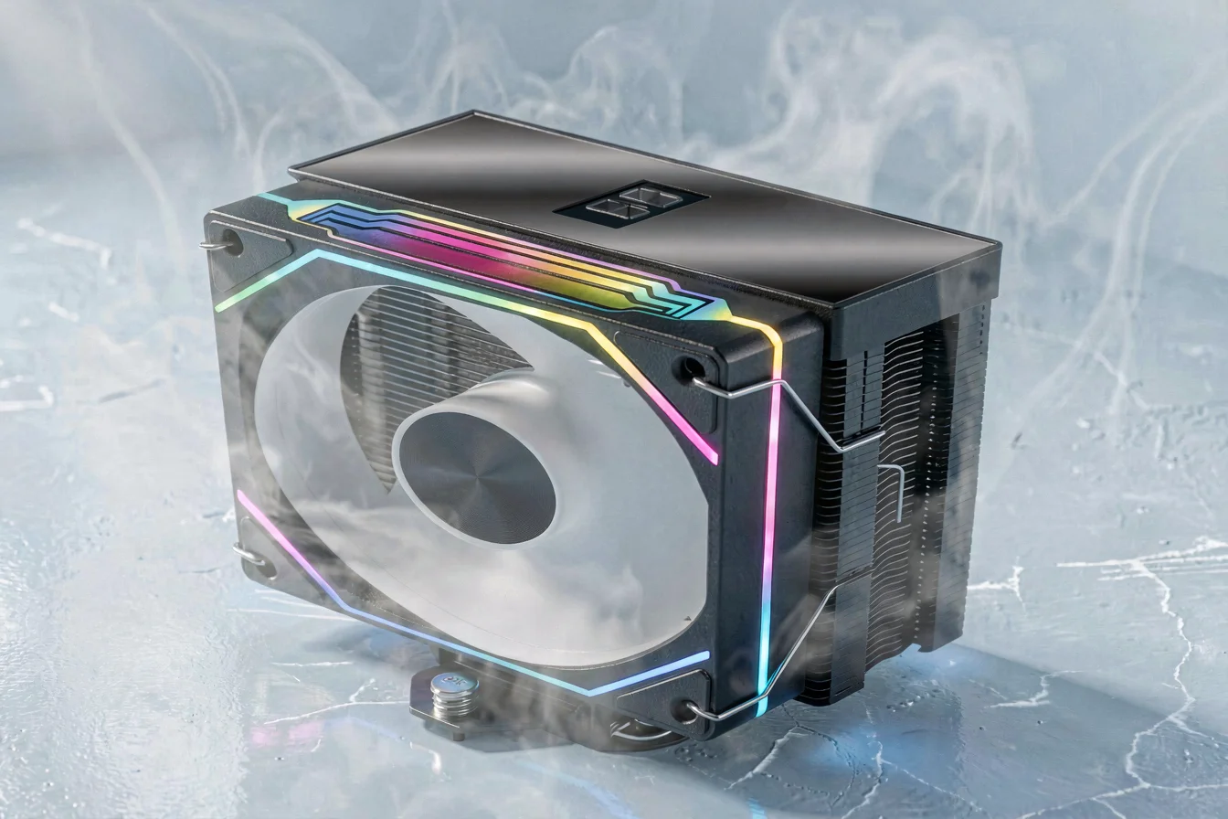 High-performance push pin CPU cooler