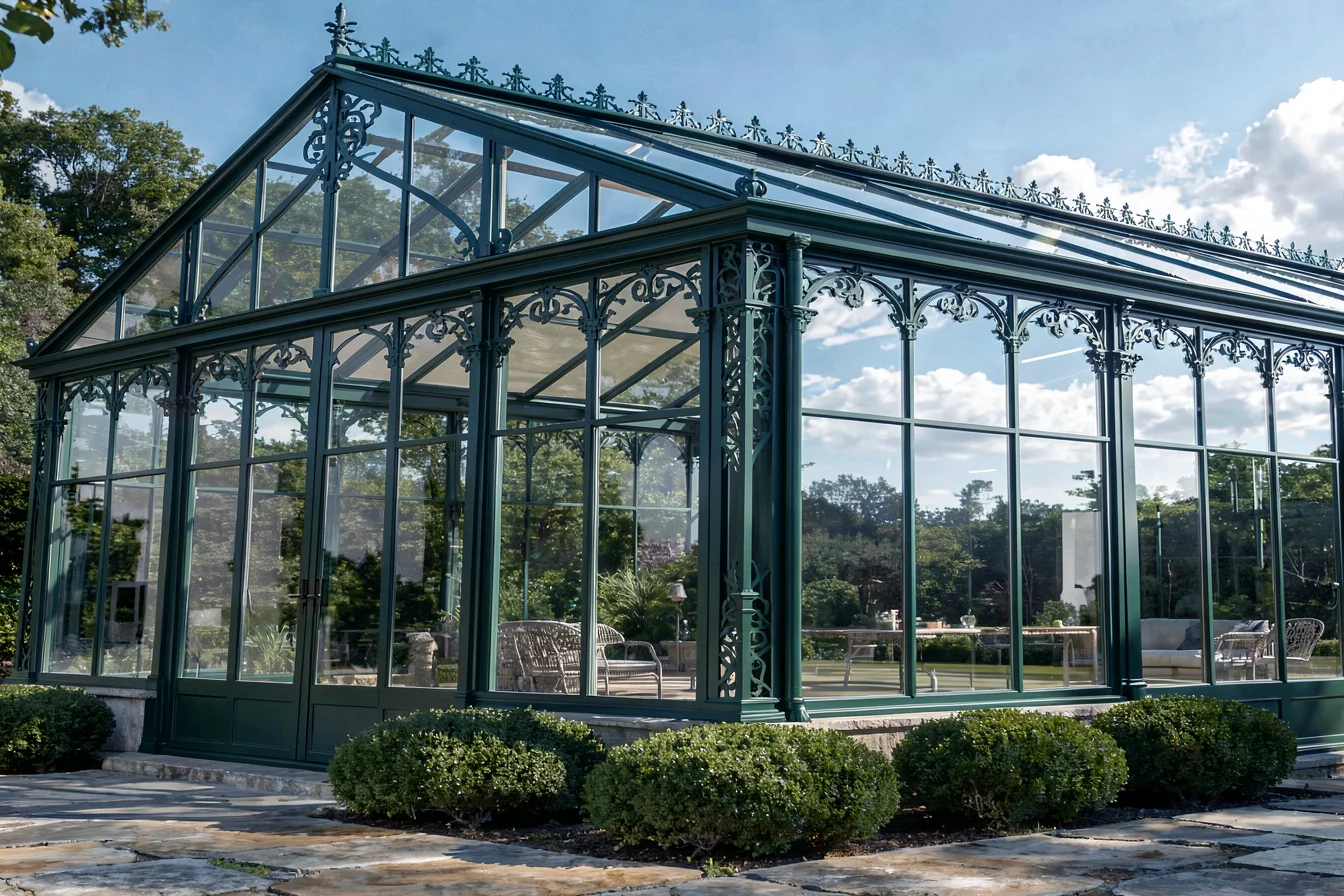 Luxury Victorian greenhouse