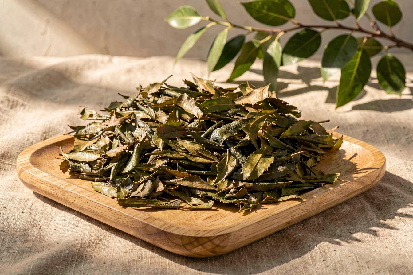 Sustainable dried neem leaves