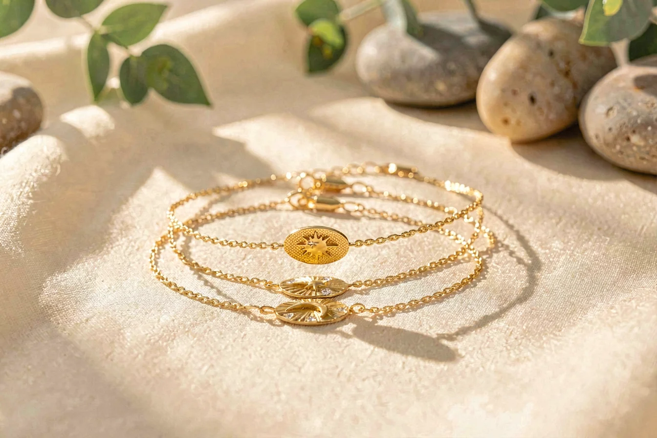 Trending moon sun bracelet