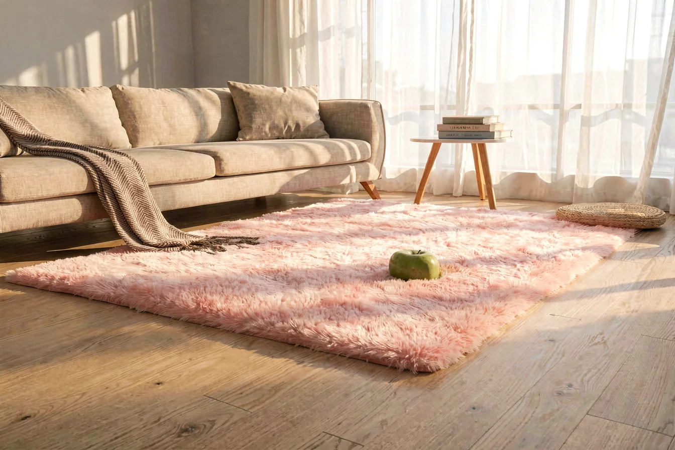 durable faux fur rug