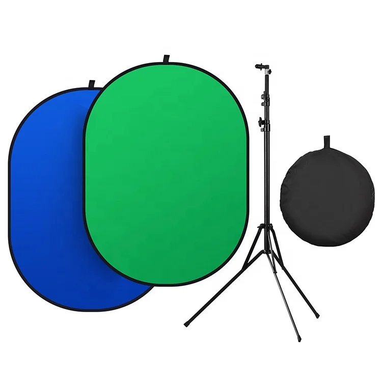 

Junnx Hot sell Portable Green Screen photography photo Backdrop with Stand holder tripod as studio kit