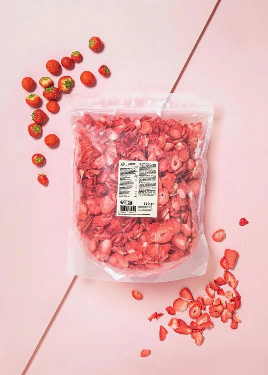 Gefriergetrocknete Erdbeeren