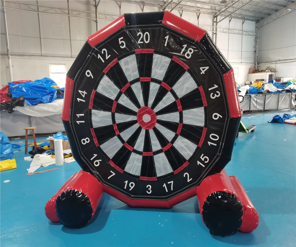 

Hot selling indoor and outdoor inflatable football dart board game, Multi-color, according to your request