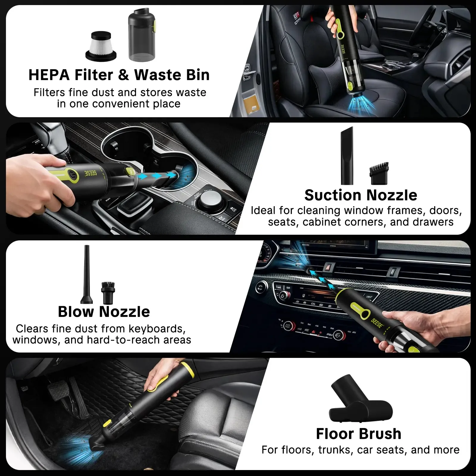 Multi-functional accessories grid