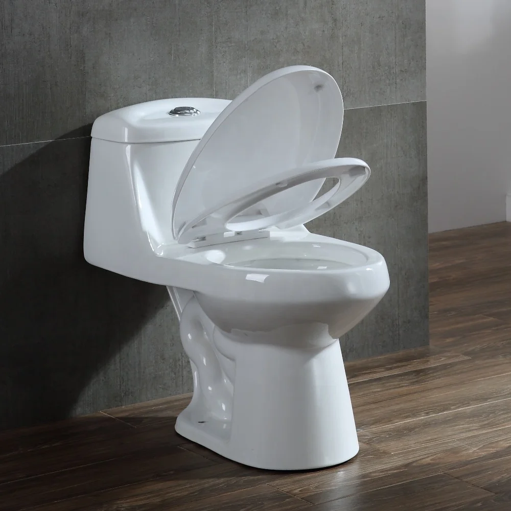 Recommended Chinese Cheap European types Siphonic One Piece Bathroom Ceramic WC Toilet