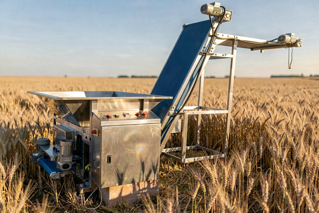 Efficient wheat cutting machine