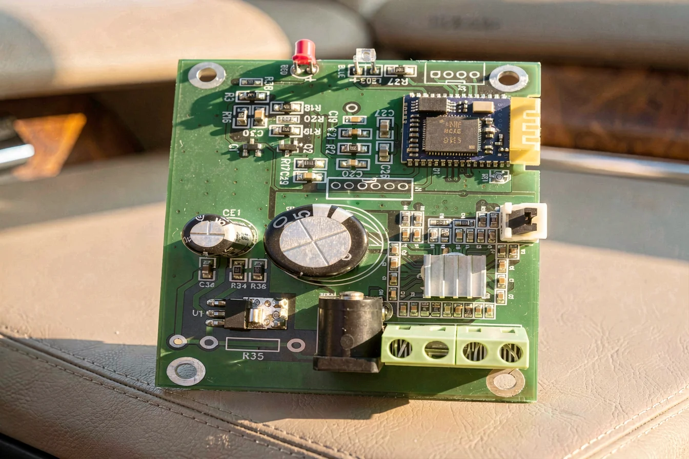 Bluetooth car audio amplifier board