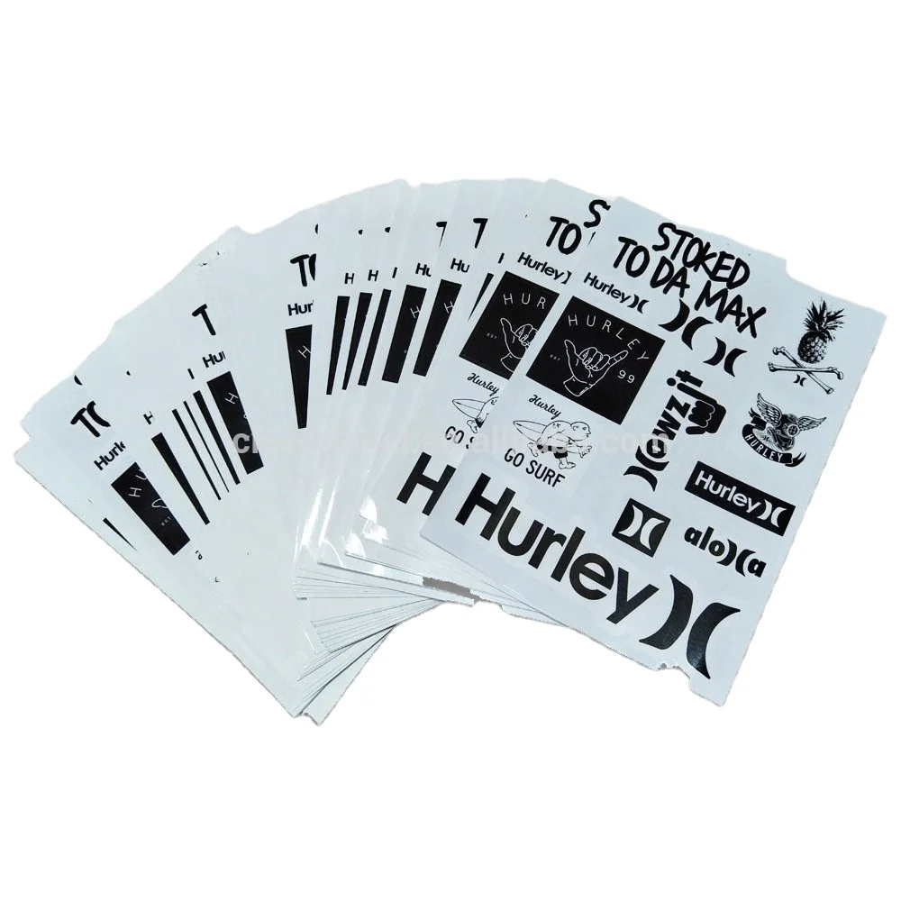 Custom Kiss Cut Sheet Vinyl Stickers Adhesive Car Decor Book Decor Kiss Cut Sheet Stickers
