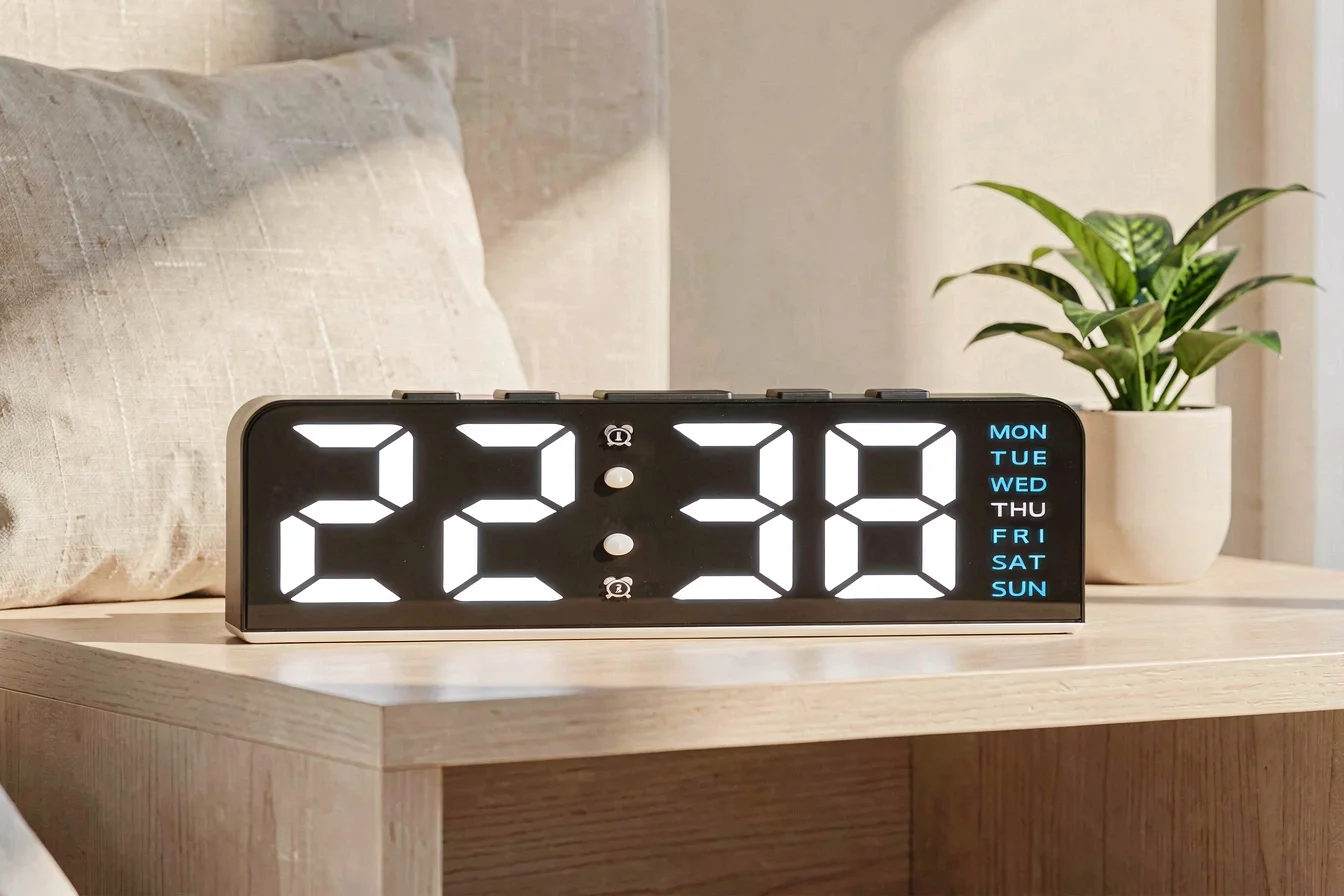 Dual alarm clock
