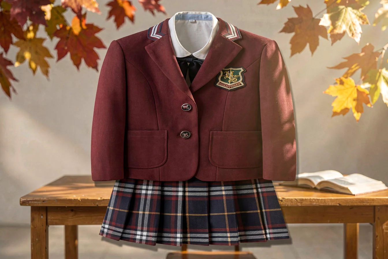 Trendy Maroon School Uniforms