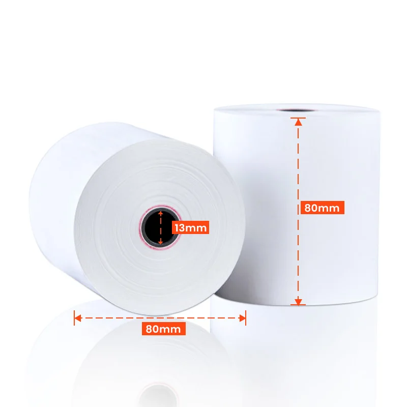 80x80mm 80x70mm Cash Register Receipt Paper Thermal Paper with OEM Boxes Design