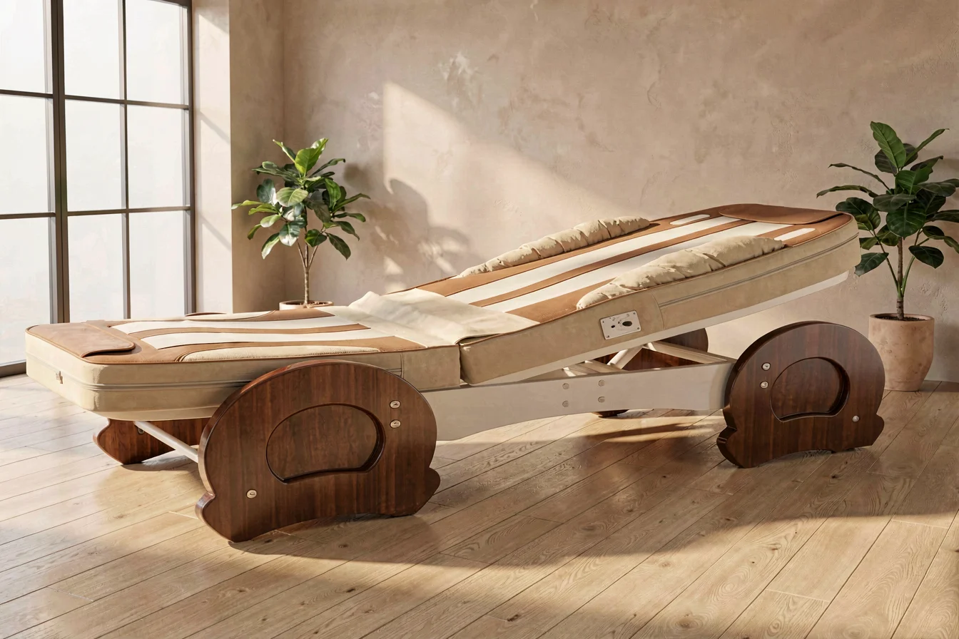 Infrared jade massage bed