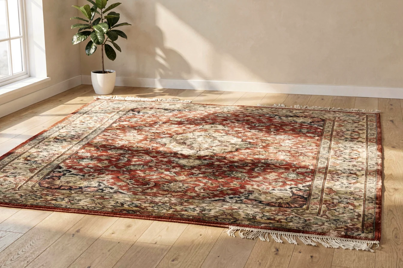 authentic Kashmiri carpets