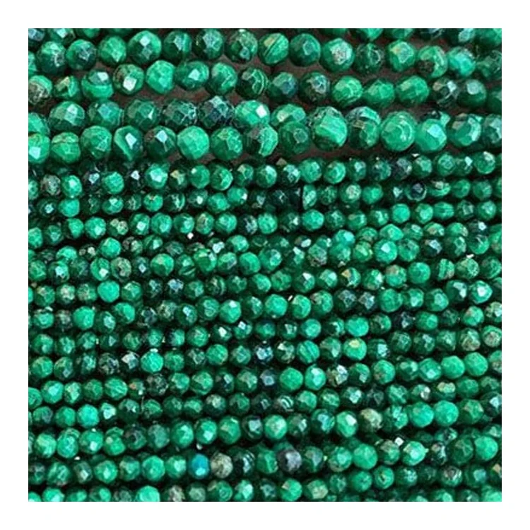 

Natural Green Malachite Highly Polished Round Beads Energy Gemstone Loose Beads