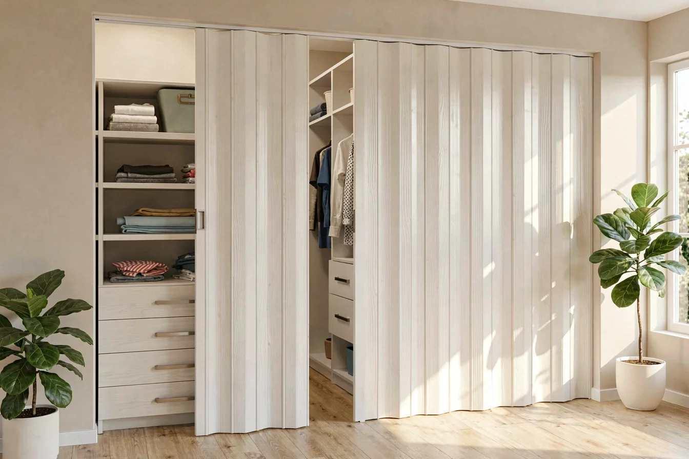 Customizable PVC bathroom door