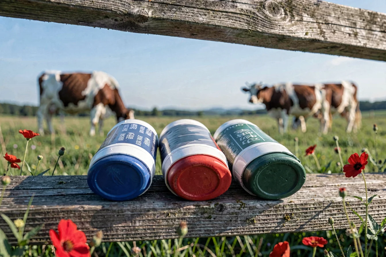 Durable oil-based animal marking crayon