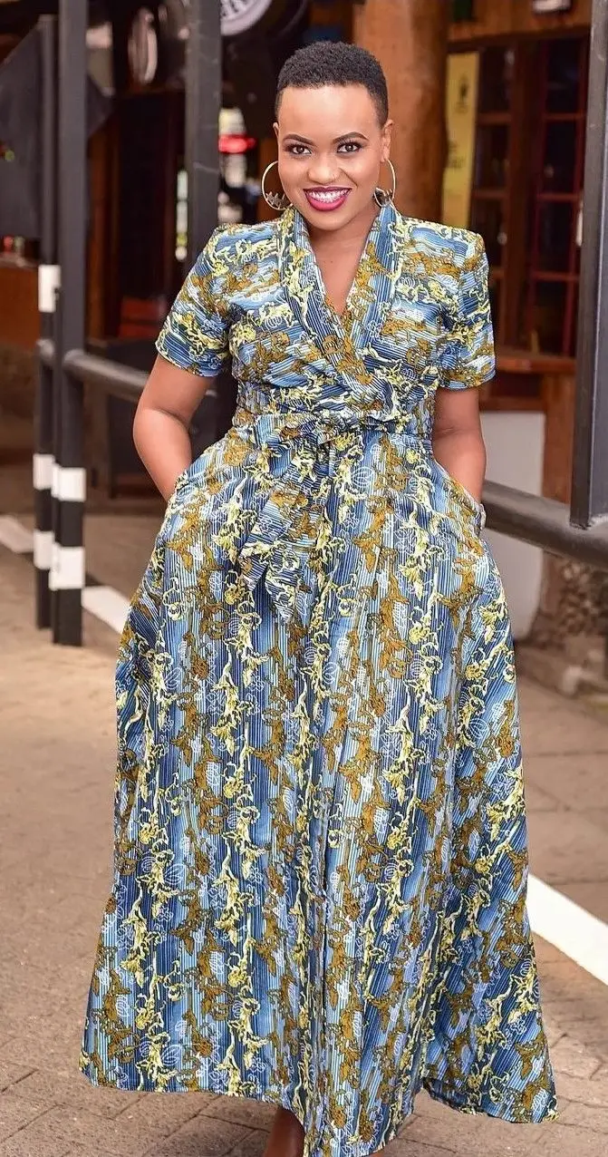 kitenge fashion 2018 dresses Designs 2018 Dress Styles African Dresses New Kitenge Fashion 2018 African Straight Dress