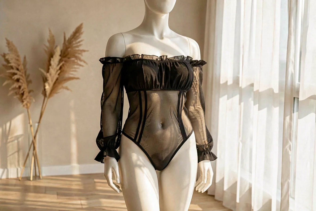 High demand transparent bodysuit