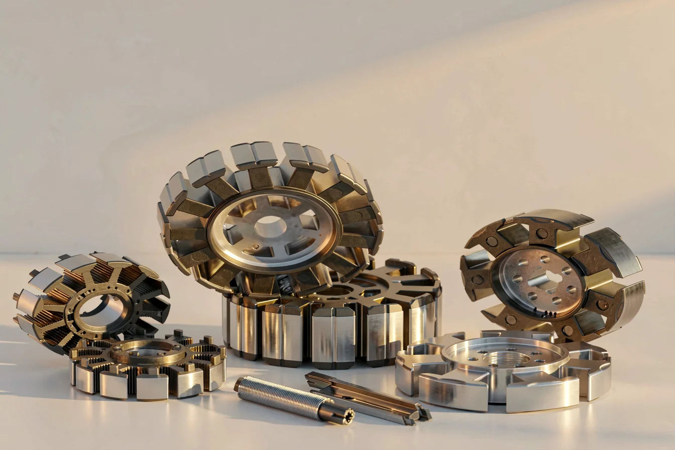 Energy-efficient silicon steel stator core vs. amorphous steel stator core
