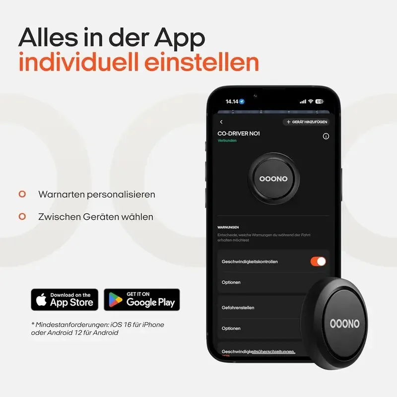 OOONO App Personalisierung