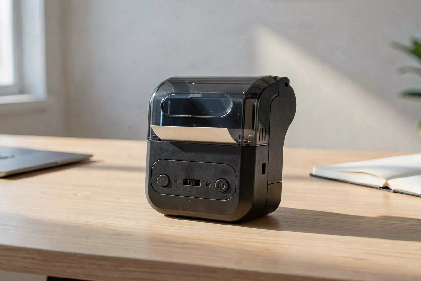 High-capacity portable invoice printer