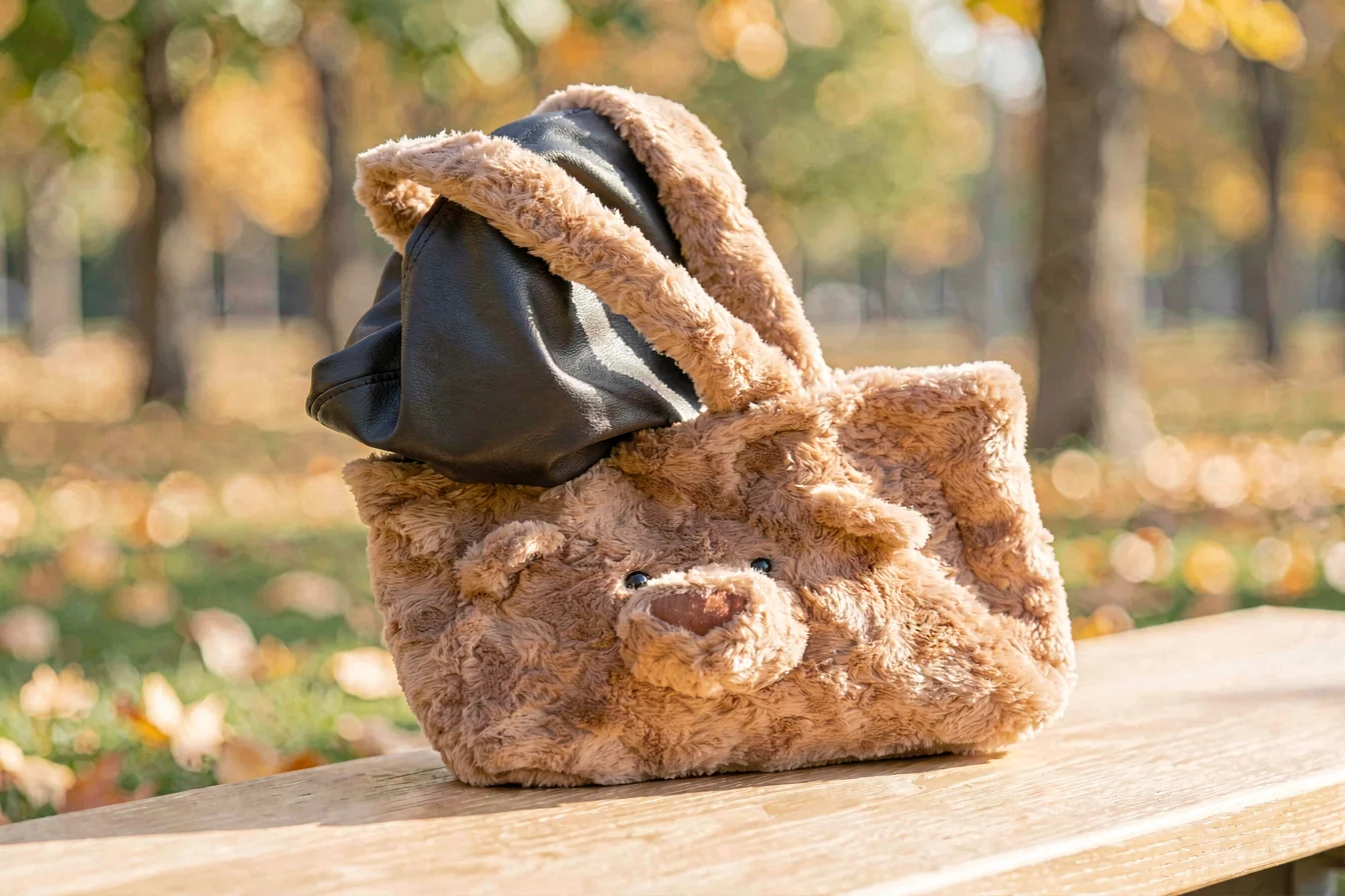 Durable teddy bear handbags