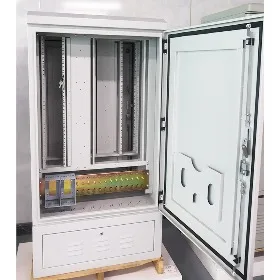 Fiber Optic Cross-Connect Cabinet