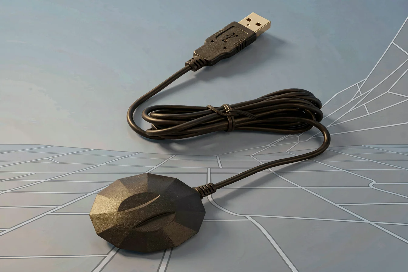 Logistics-optimized USB GPS receiver