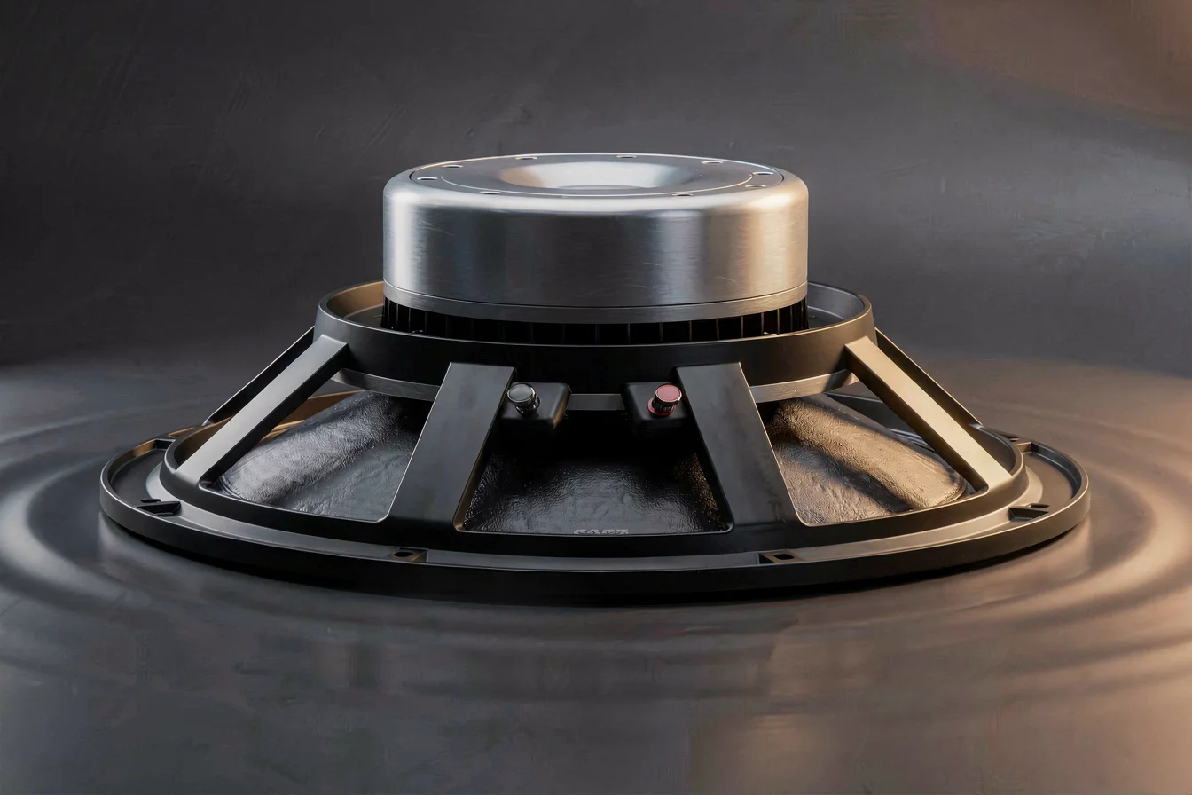 High-powered mega bass speaker
