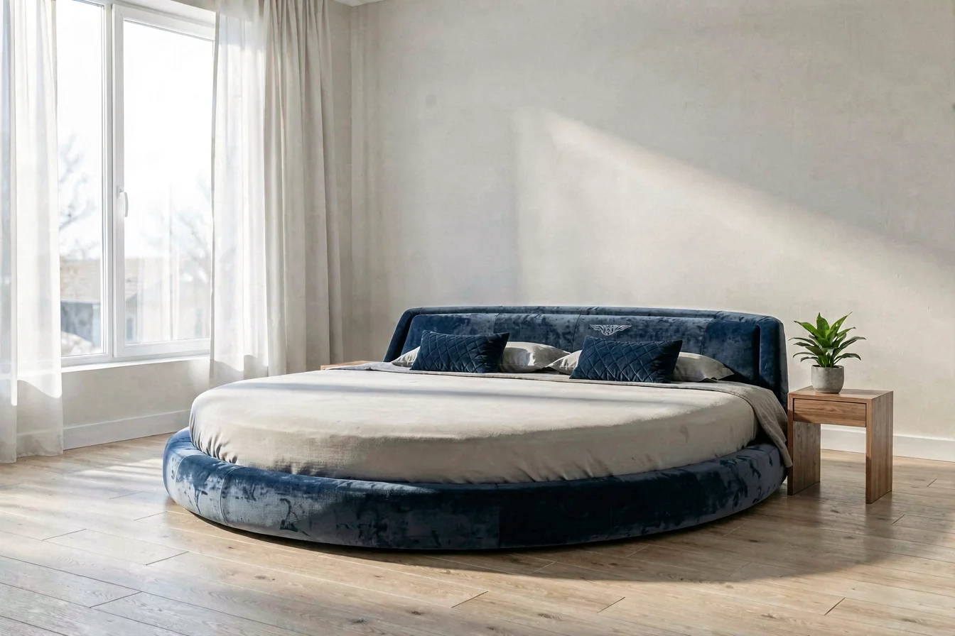 Premium king round bed