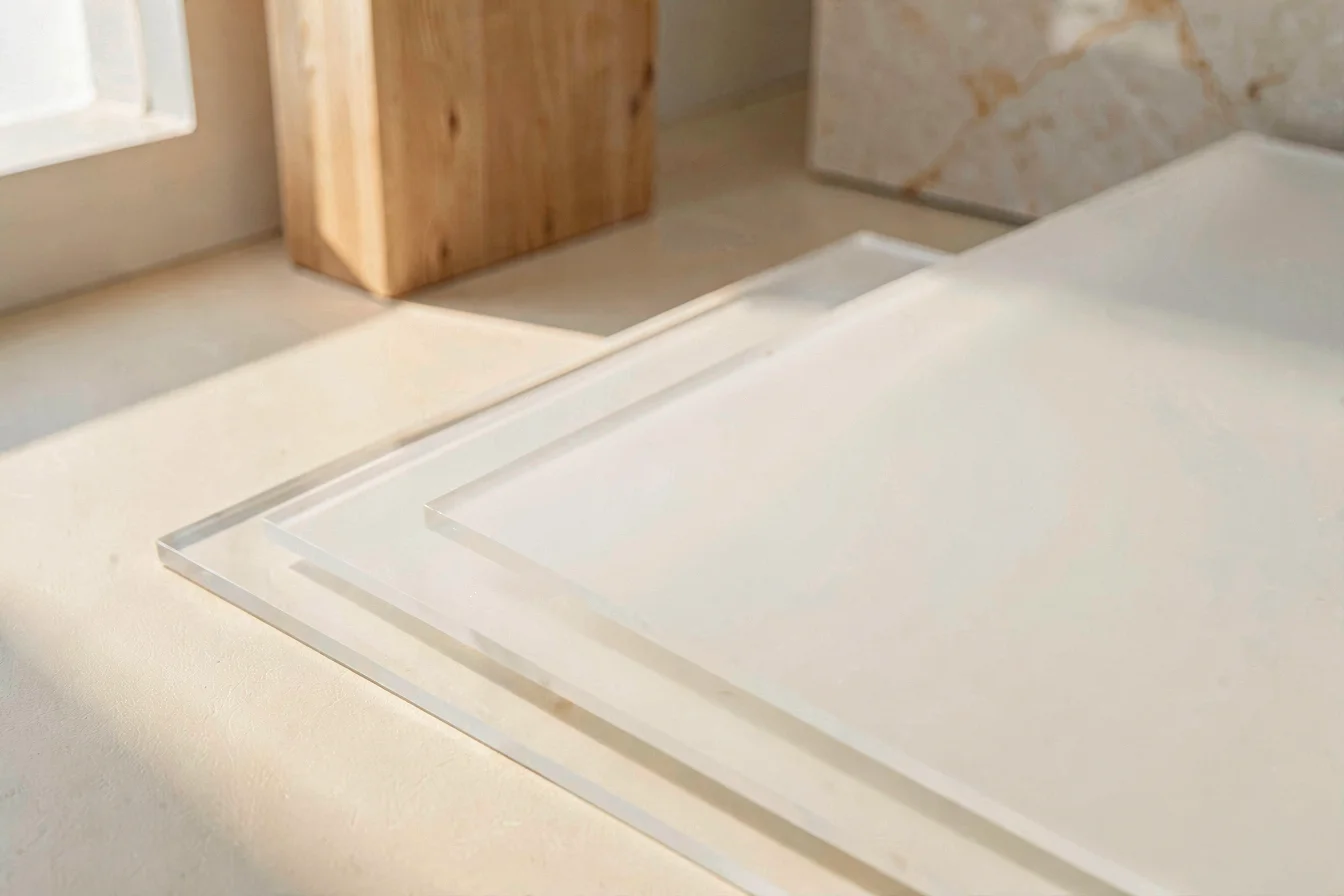 Cast alabaster acrylic sheet