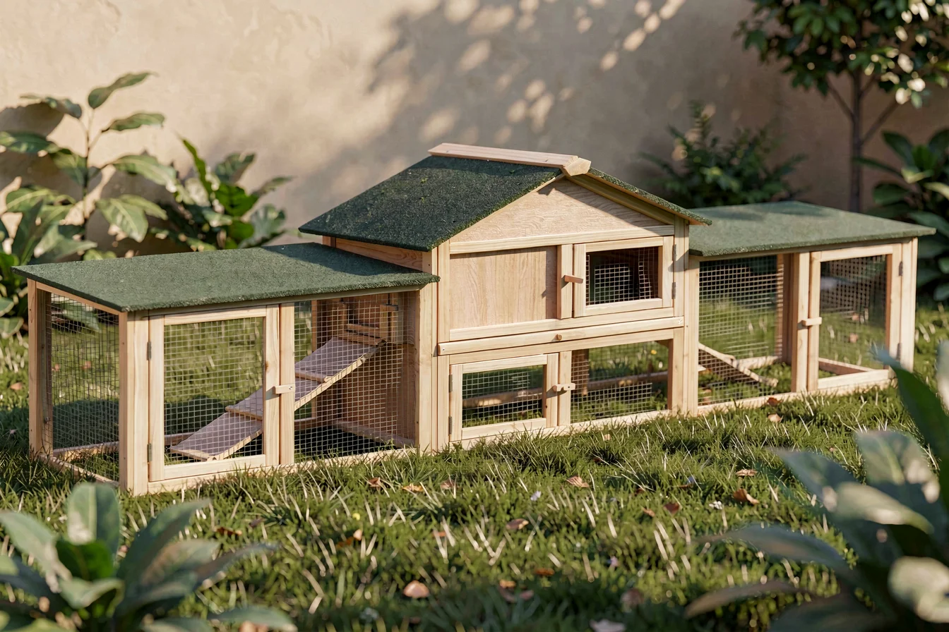 Top rated double decker rabbit hutch