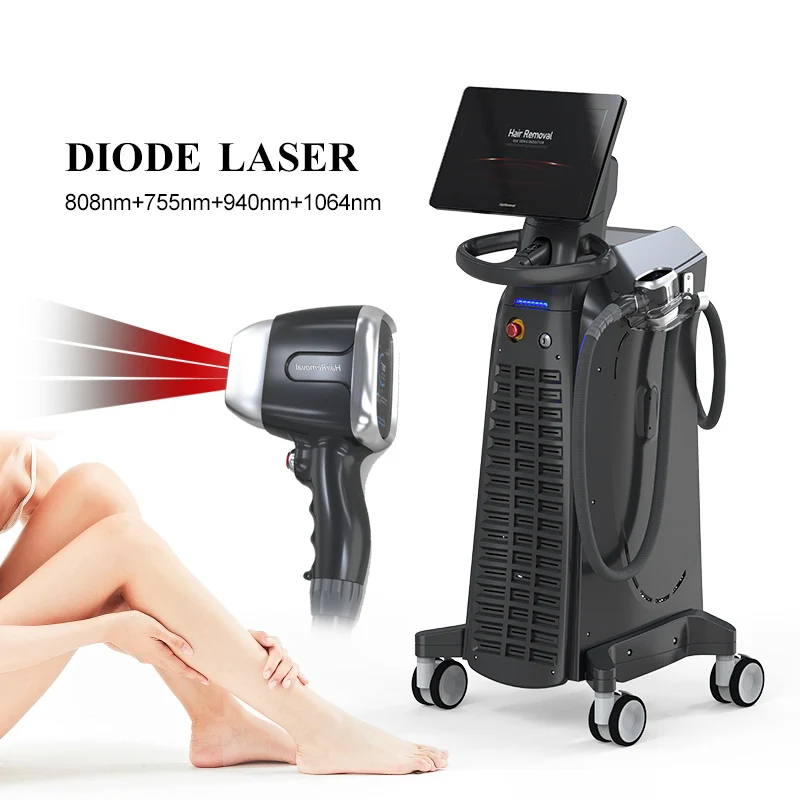 

2000W 808nm 755nm 1064nm diode laser hair Removal machine Big Power