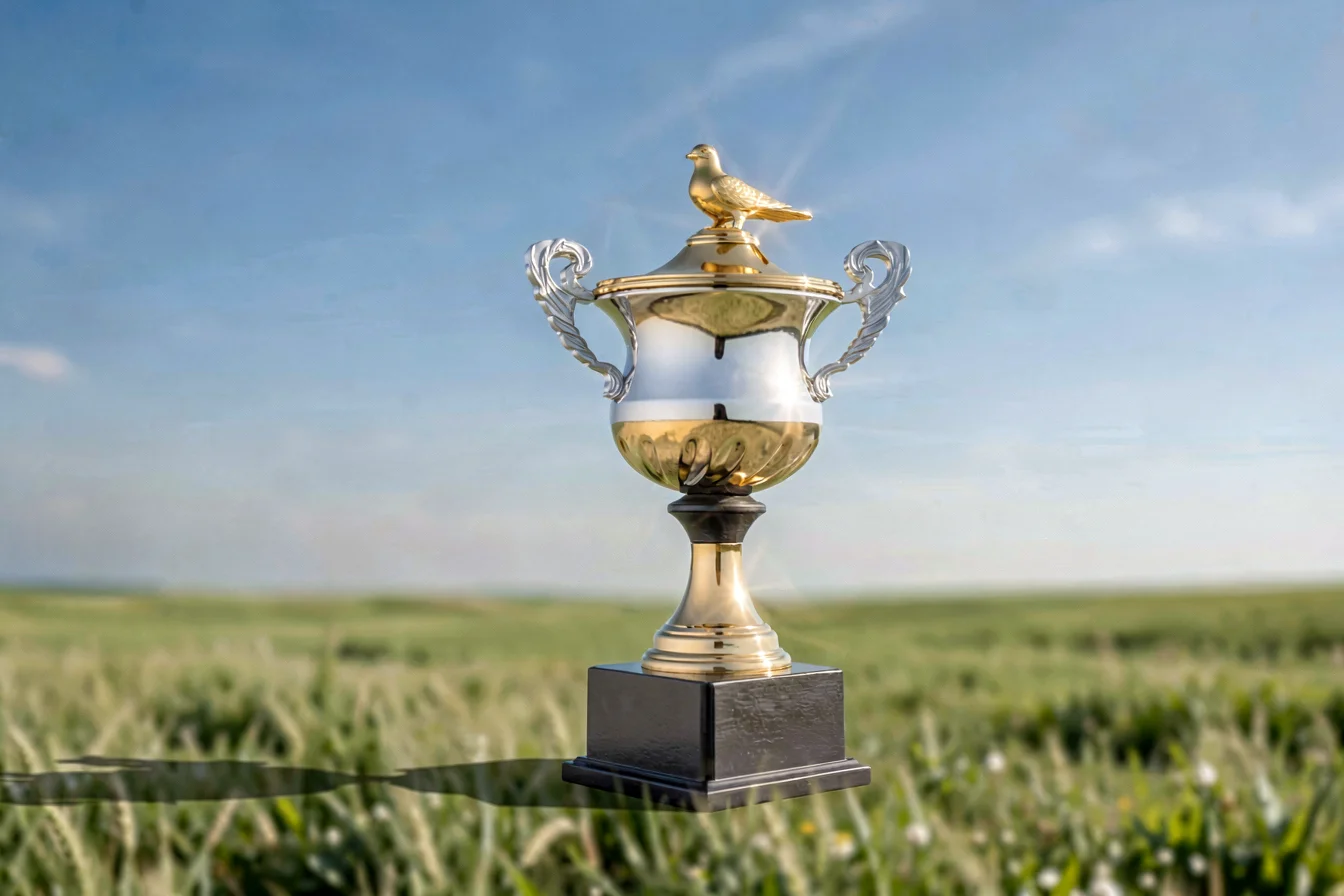 Premium racing pigeon trophy
