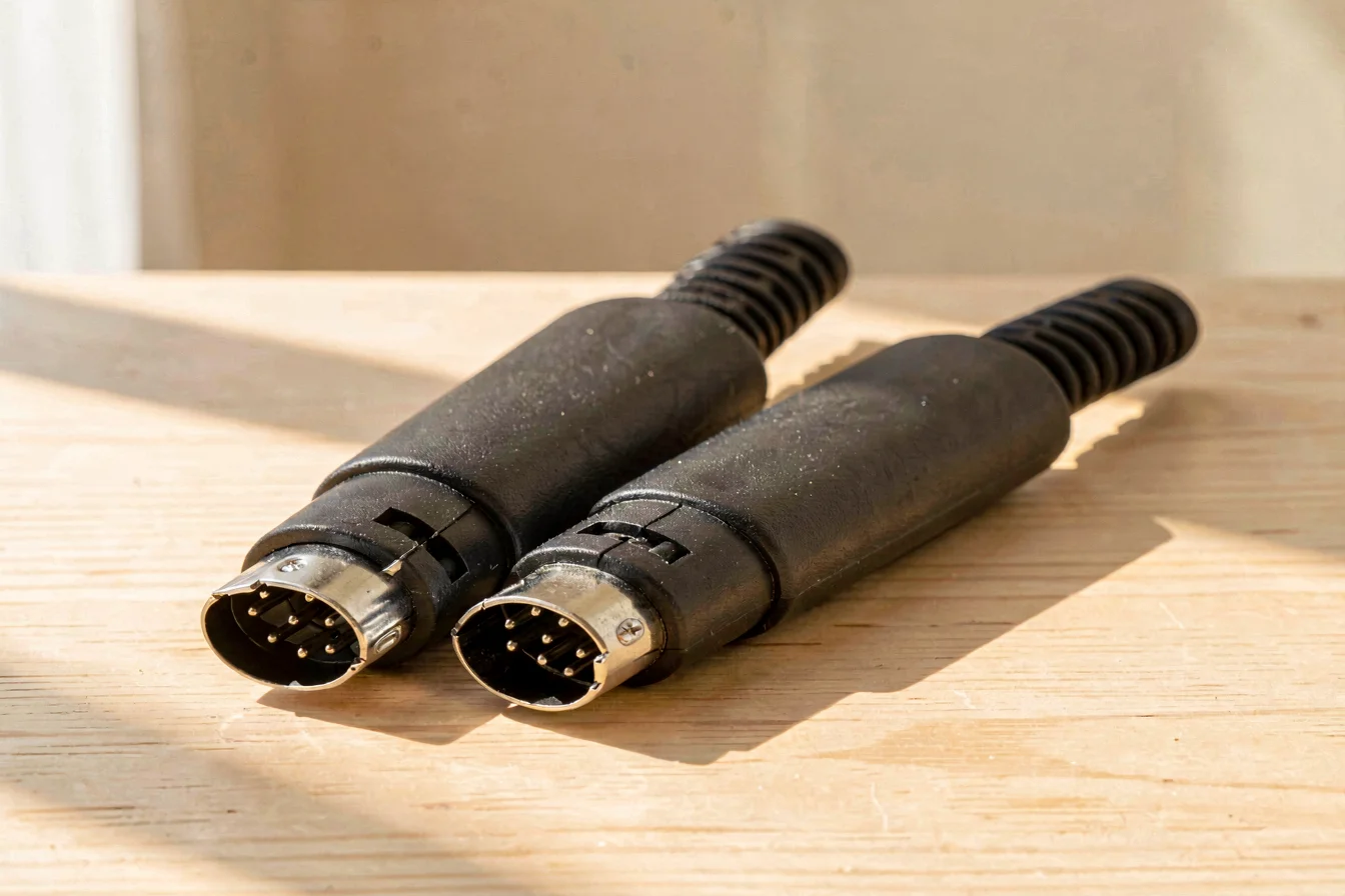 Long life mini din 9 pin extension cable
