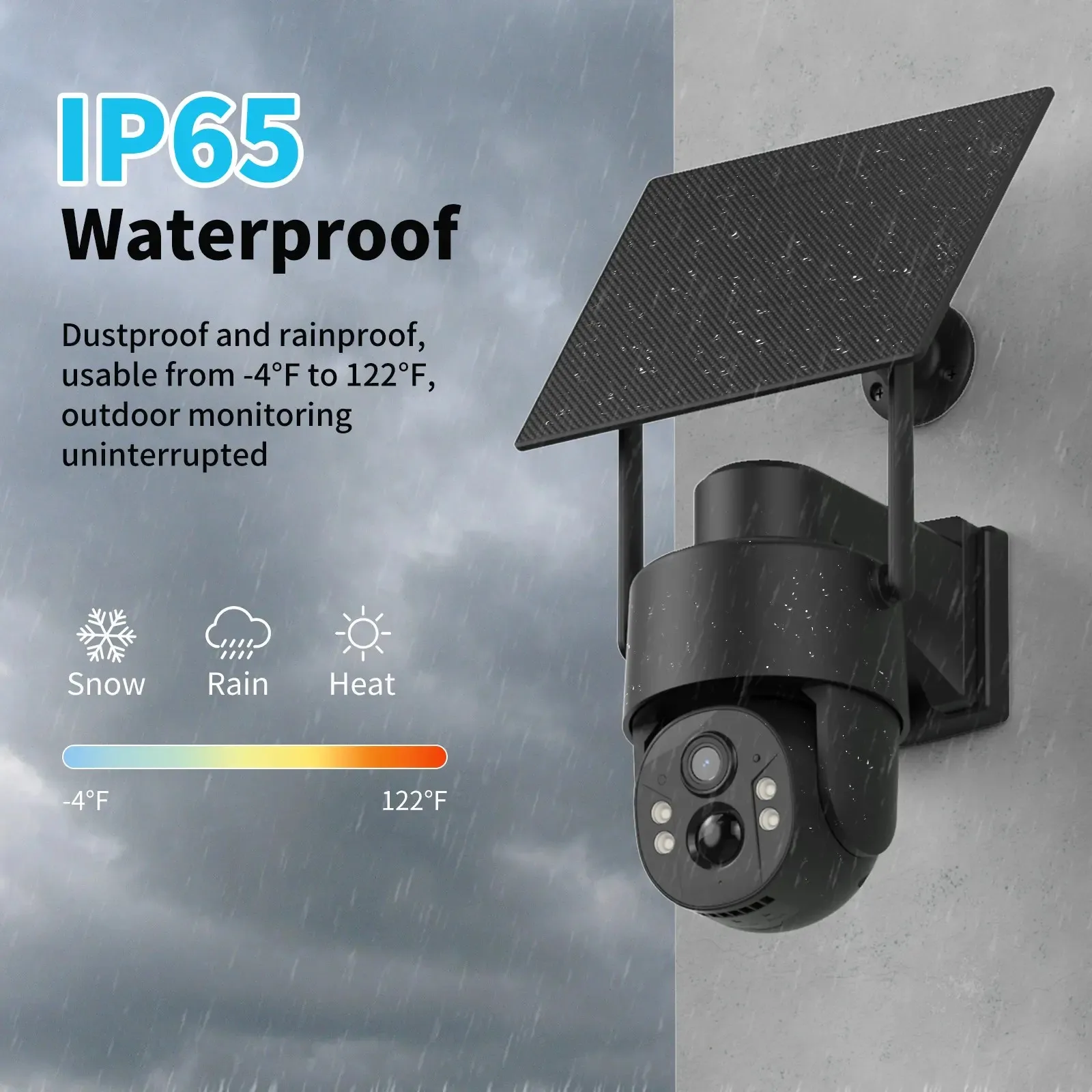 IP65 Waterproof Test in Rain and Snow