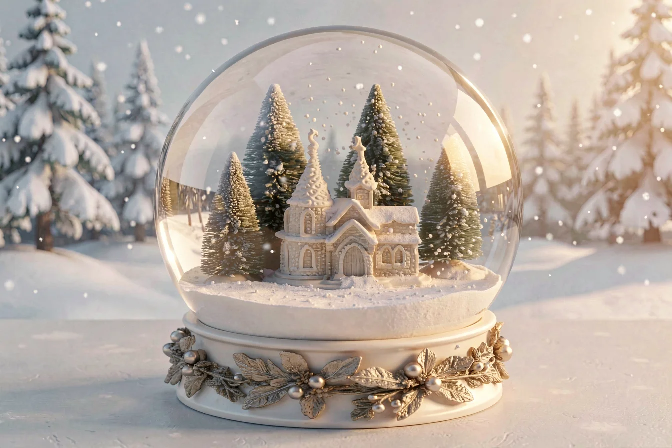 Seasonal Traditional Snow Globe