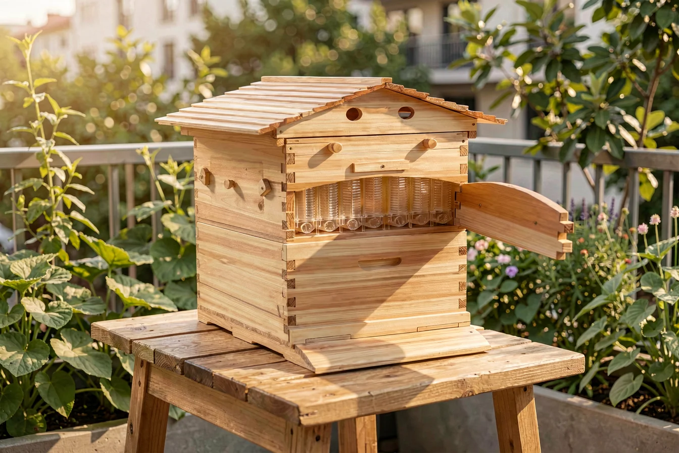 Urban bee flow hive