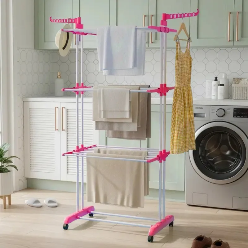 Wäscheständer Pink