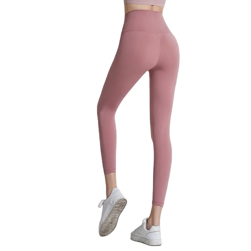 

Hight Waist Women Quick Dry Sports Gym Girls Wearing Pure Color Leggings Yoga Pants Compression, 8 colors