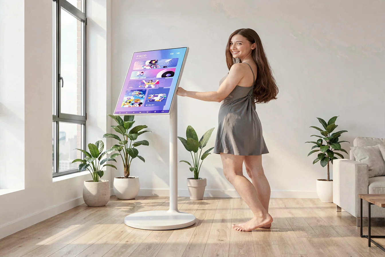 Cordless portable TV