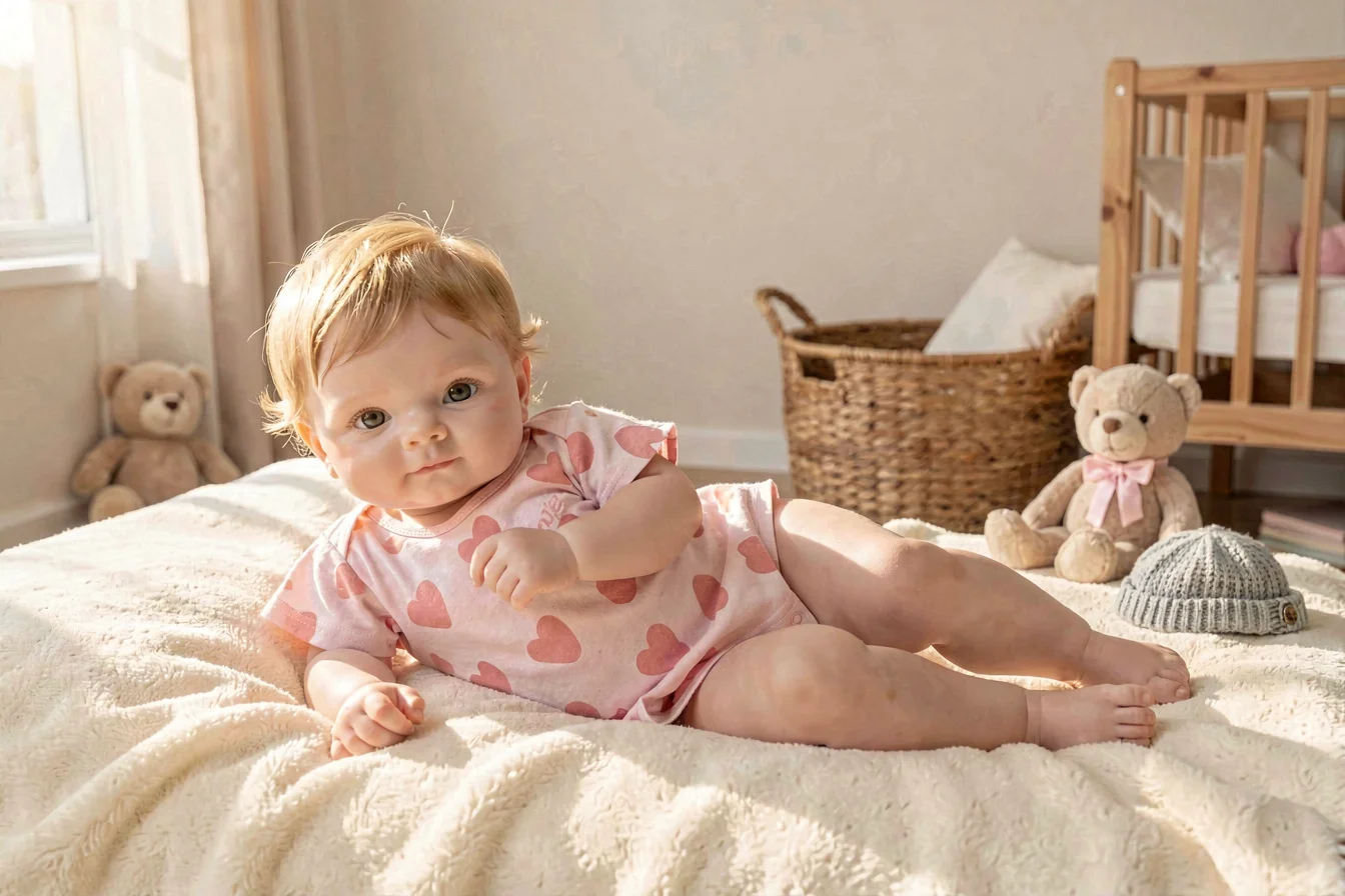Realistic silicone doll