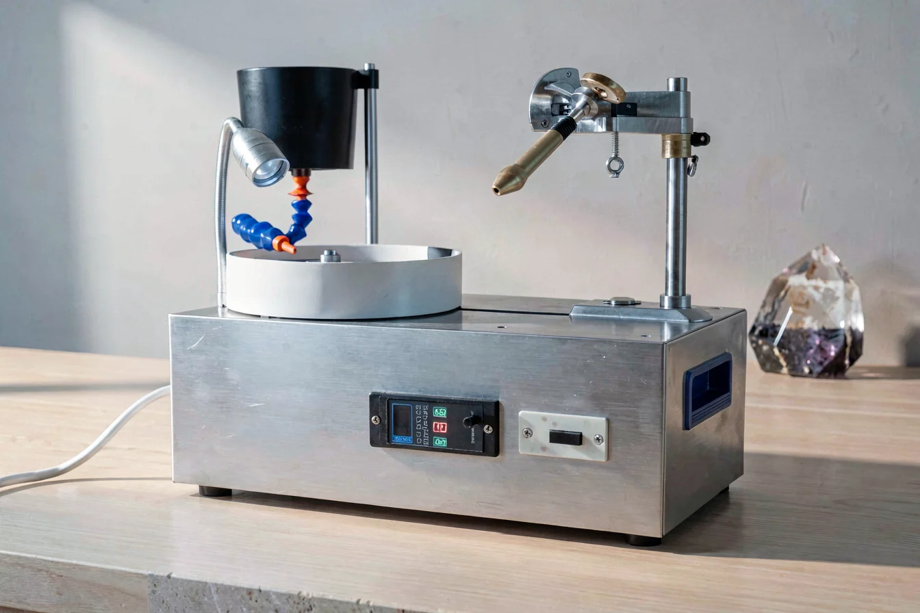 Premium flat lapidary machine