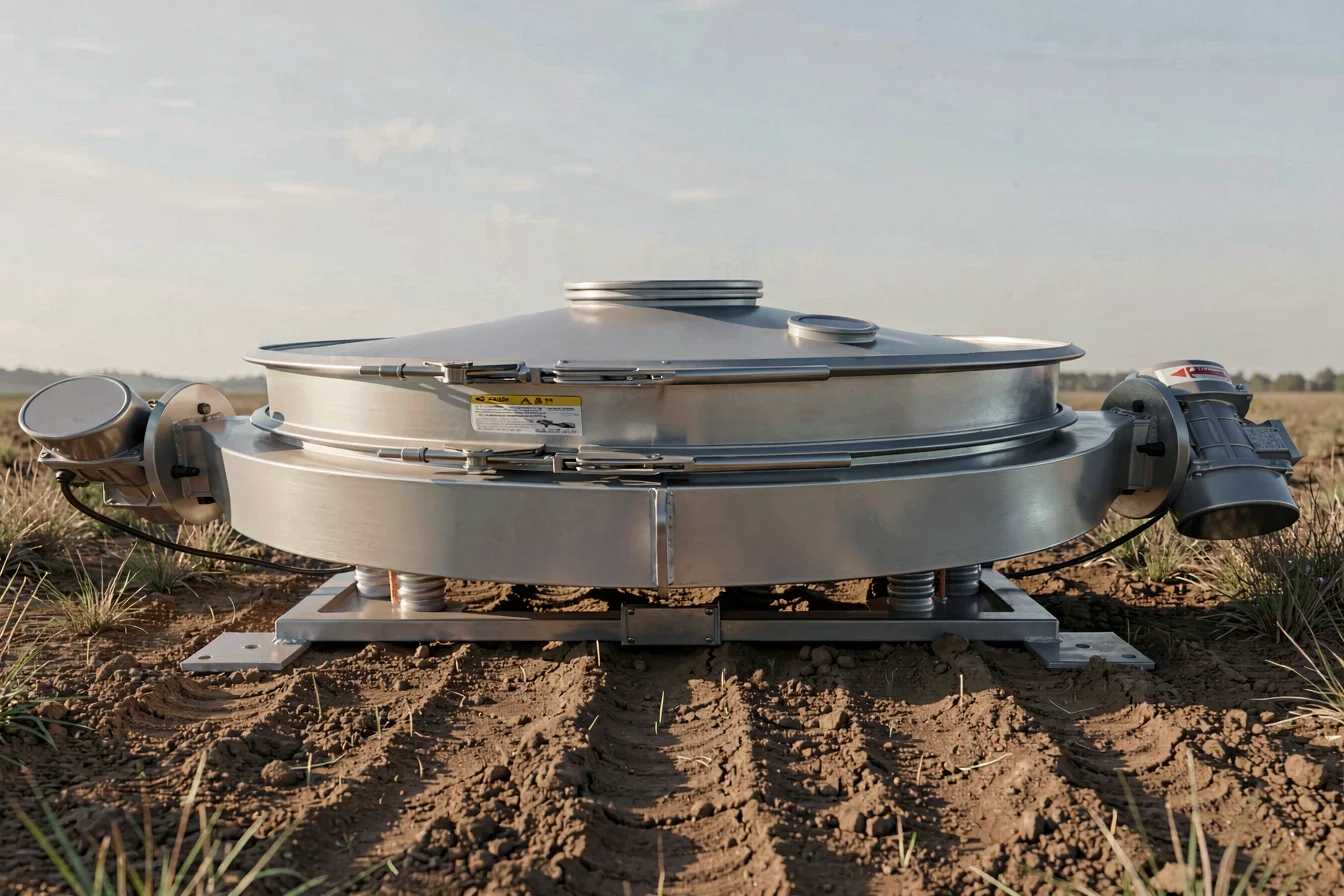Heavy-duty soil sieve machine