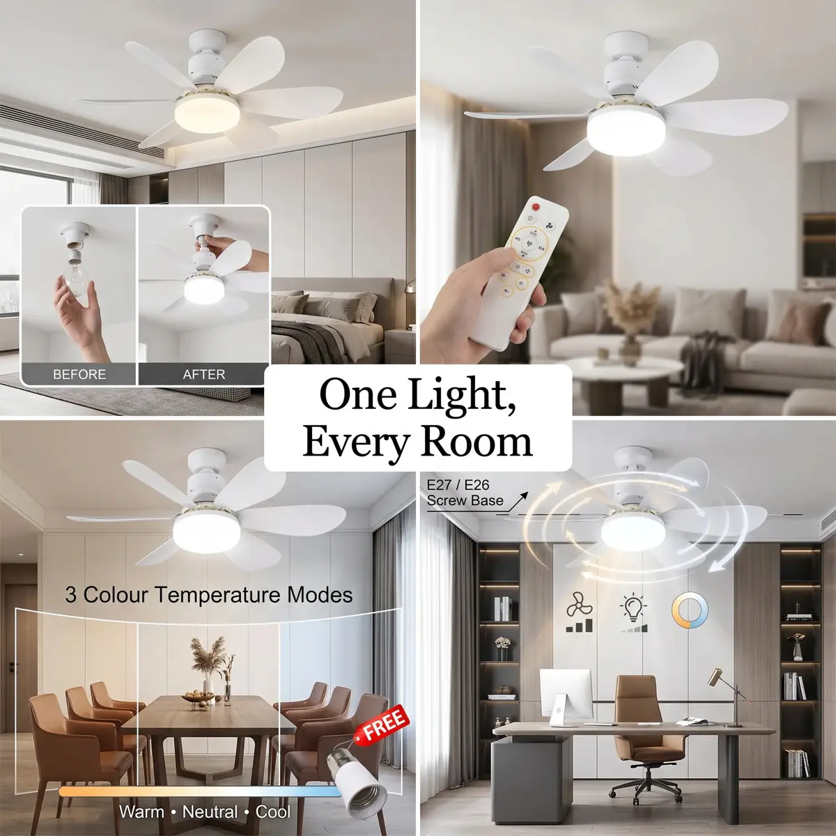 One Light Every Room Features