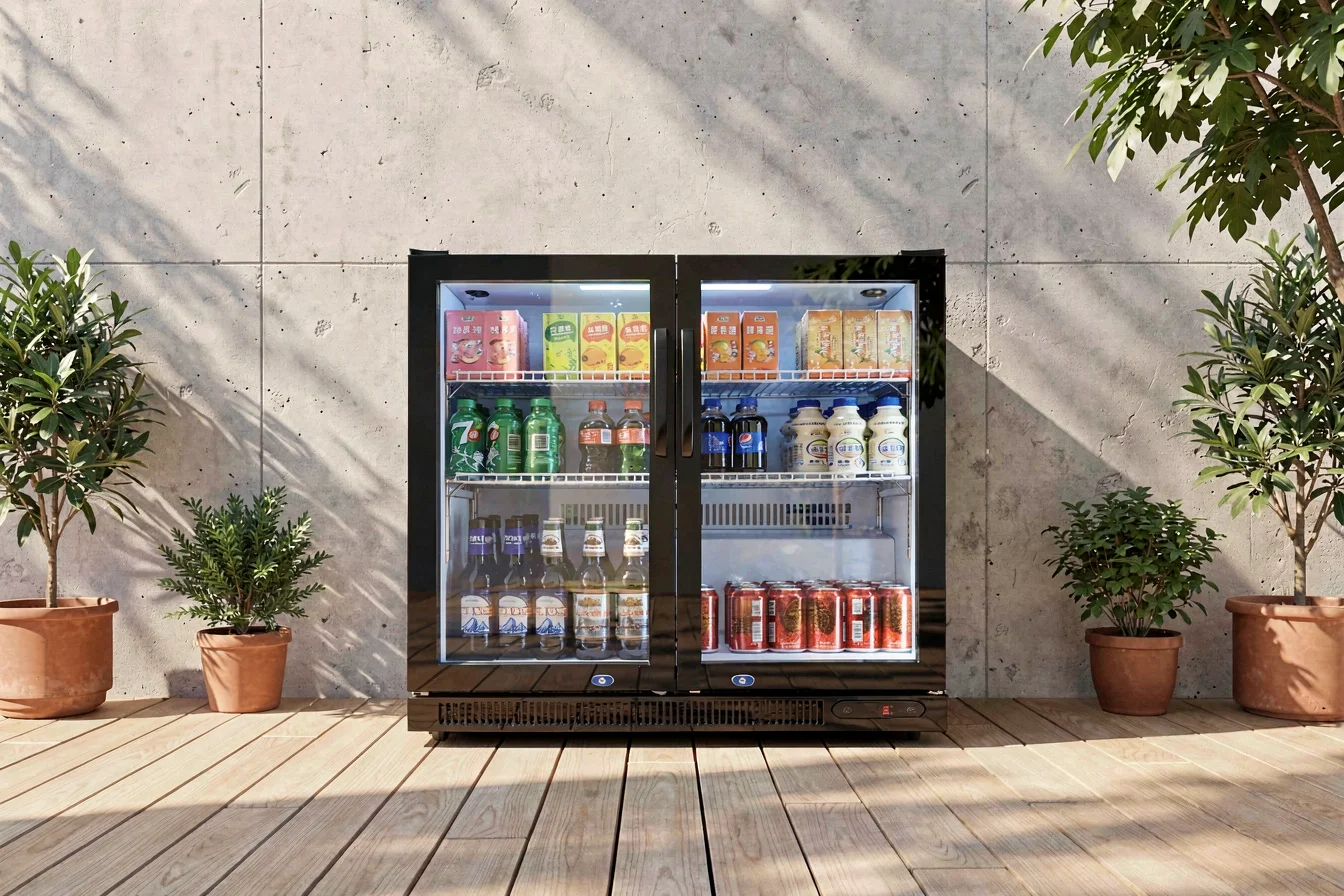 Branded monster energy drink refrigerator